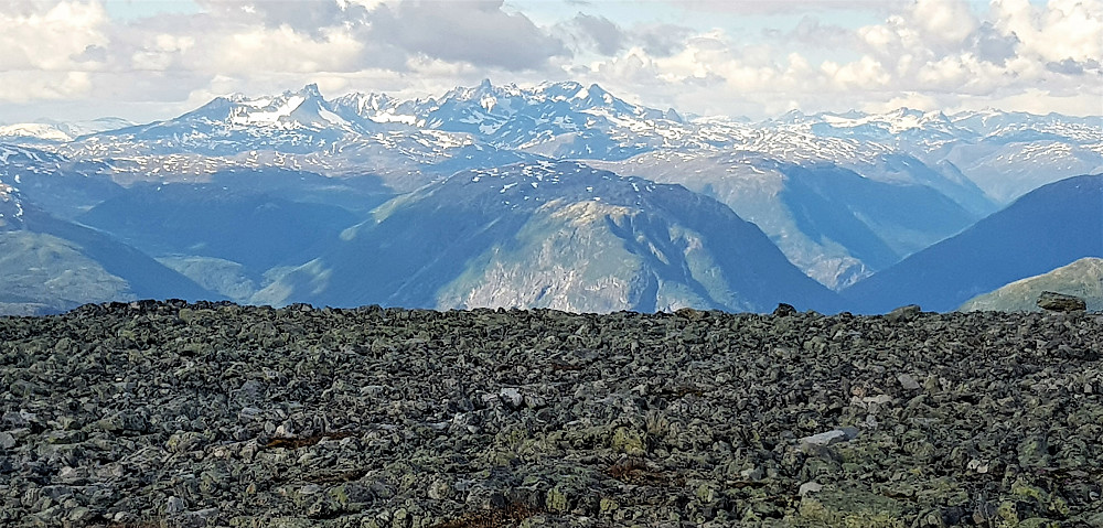 Utsikt frå Høganos mot nord.