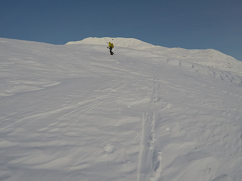 Heading up.