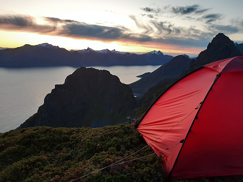 Camp at summit.