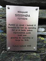 Historisk sus over toppen av Sissihøa.