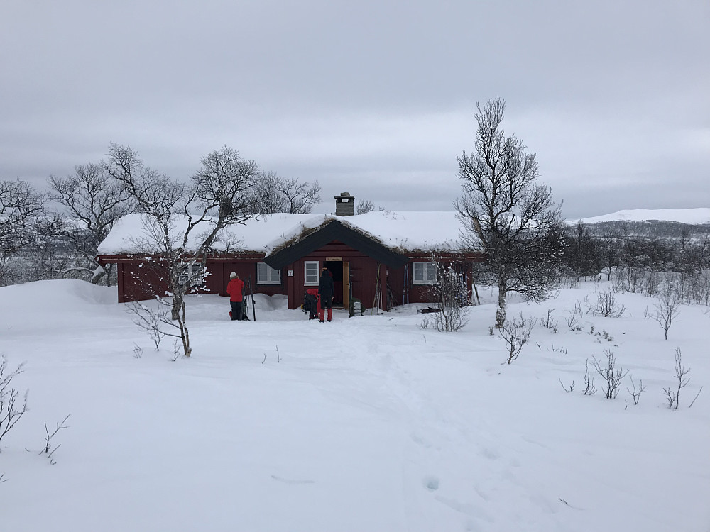 Første etappe er over ved ankomst Marenvollen.