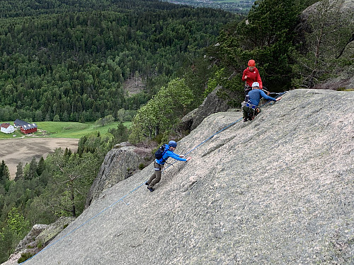 Uttopping på Vardåsen.