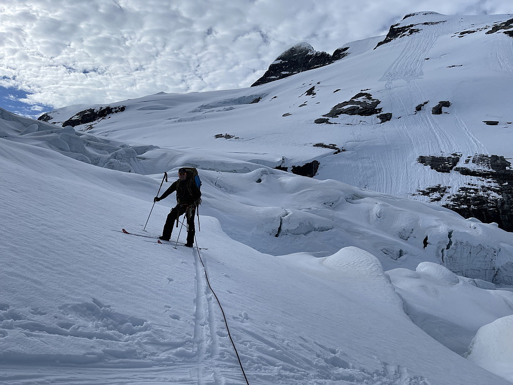 Meget gode snøforhold opp Småttene