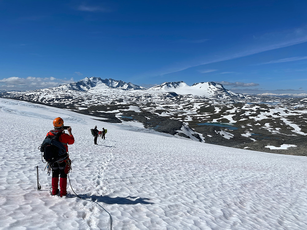 Brukbar utstikt opp Bøverbreen