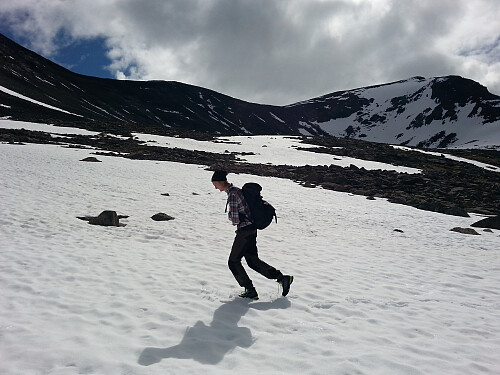 Heldigvis bedre vær når vi skulle gå :)