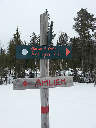 Åstjern, "bare" 7.5 km igjen...