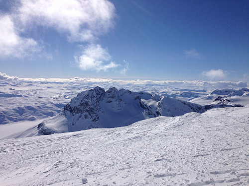 På toppen av Vestre Kalvehøgde (2208 moh).