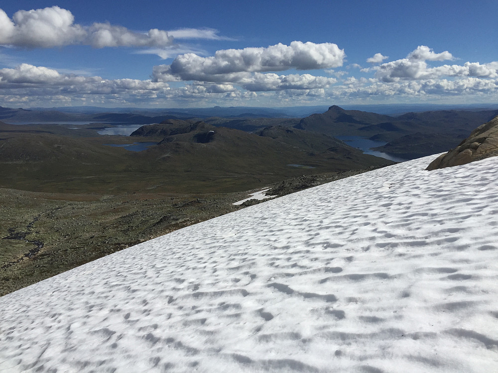 På vei ned Øystre Repefonnbekken.