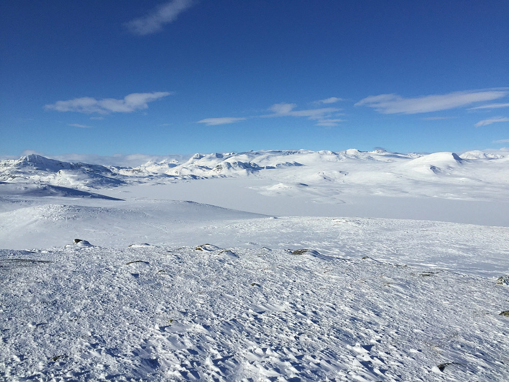 Fra Stryteberg (1310 m) mot Jotunheimen.