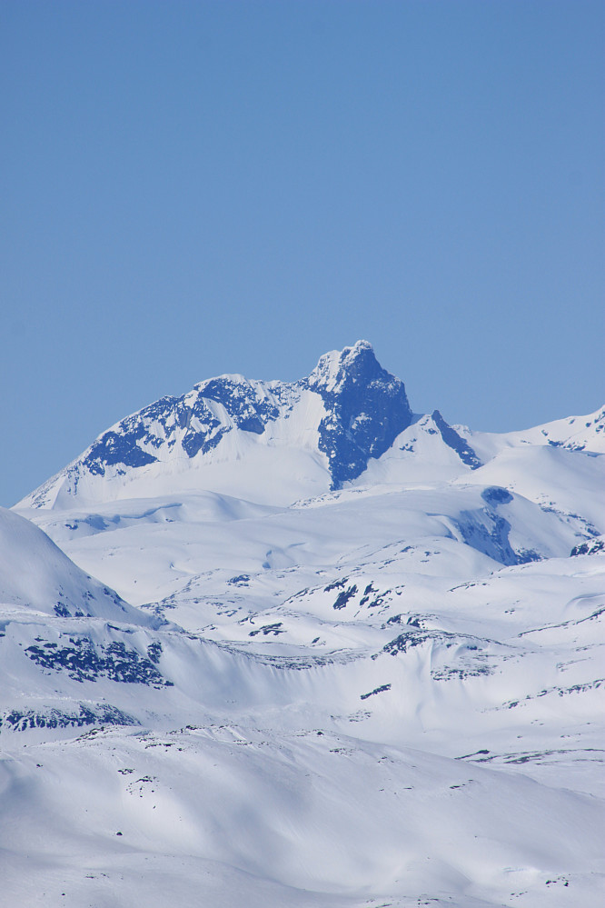 Austanbotntindane (2204 m) i Hurrungane.