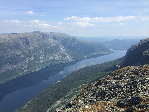 Fra Skjøld (1577 m) mot Vangsmjøse.