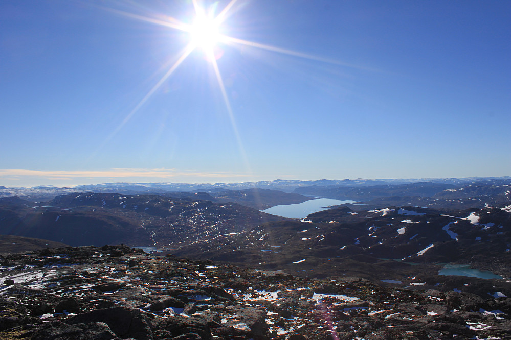 Fra Høgbrøthøgde (1821 m) mot syd.