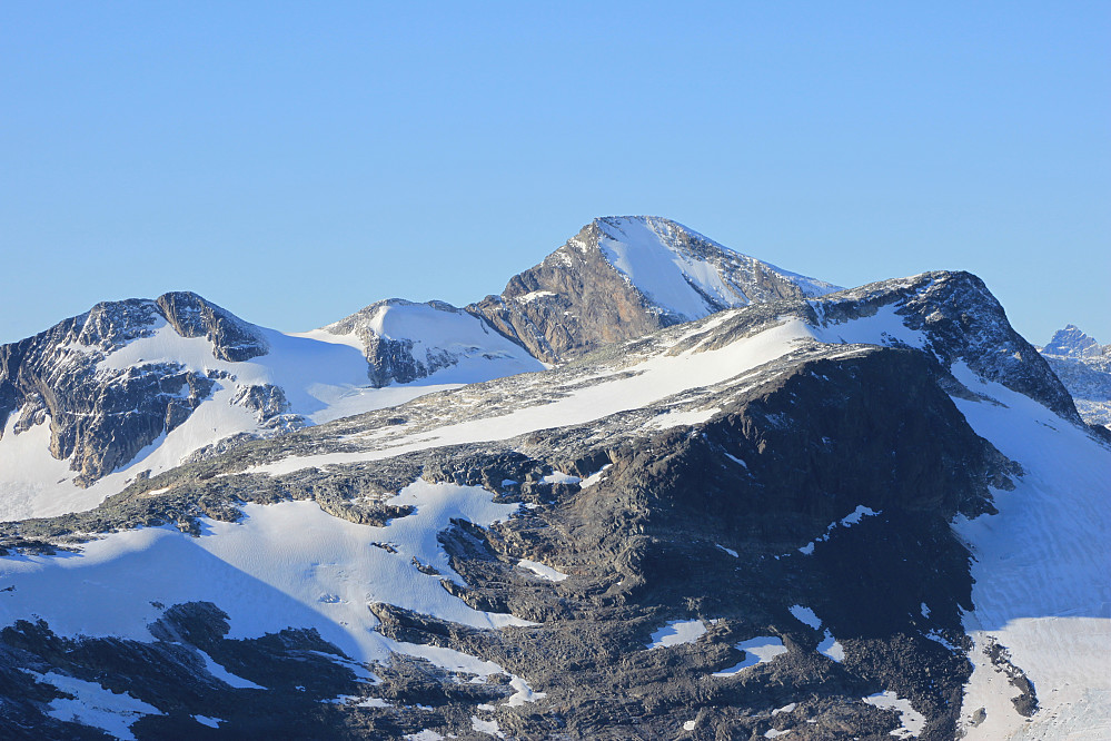Uranostinden fra Høgbrøthøgde (1821 m).