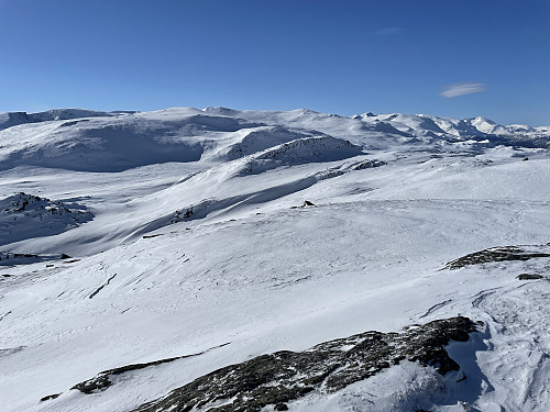Fra Såleggje (1540 m) mot sydvest.