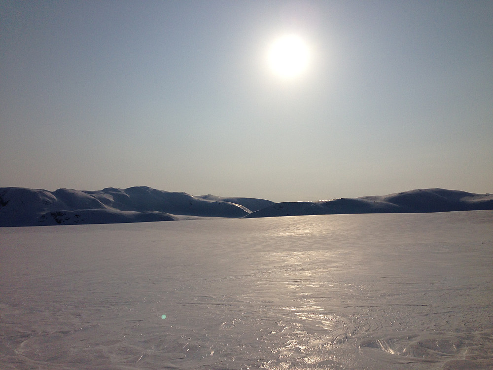Nydelig ettermiddag og vårsol på Valdresflya.