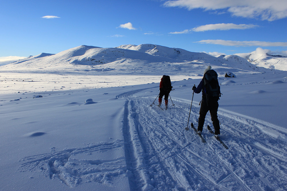 Flotte, vinterlige forhold på Valdresflya søndag 21. oktober 2012.