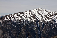 Fin utsikt mot Skorvefjell på vei opp til Mælefjell.