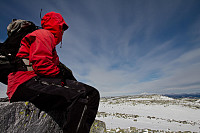 Steinfjellet med utsikt mot Gaustatoppen.