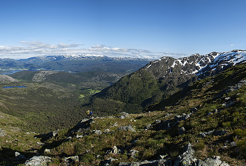 Liten avstikker fra stien på vei opp