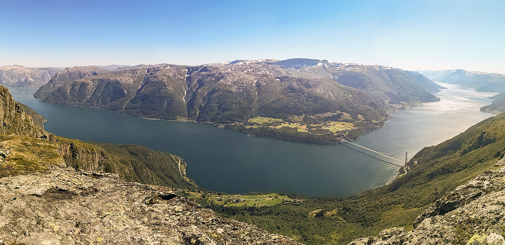 Fantastisk utsikt fra toppen
