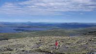 Ine på tur ned fra Skaget
