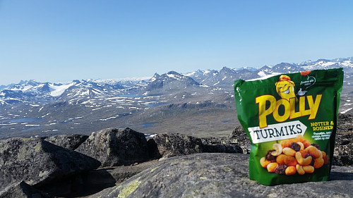 På toppen av Galdebergstind
