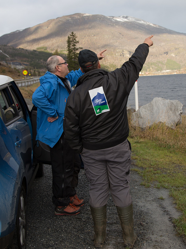 Planlegging av ruta fra kjettingplassen i Øye