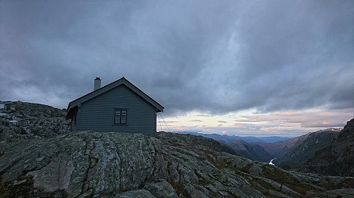 Morgen på Sauabrehytta