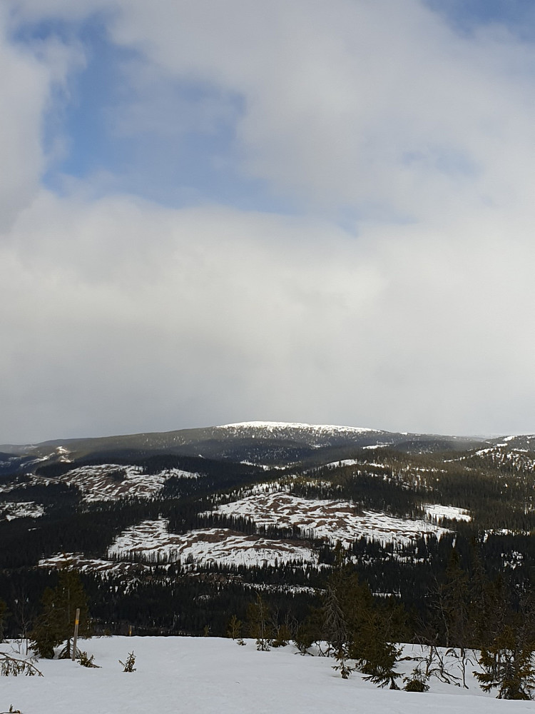 Sola skinner på Fagerfjellet