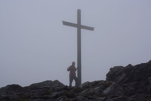 Auf dem dem Carrauntoohil / Corrán Tuathail (1040m), dem höchsten Berg Irlands.