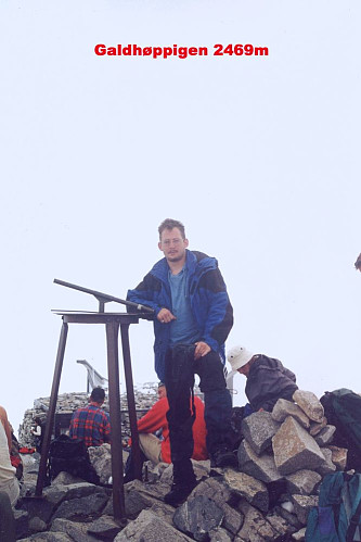Auf dem Galdhøppigen (2469m), dem höchsten Berg von Norwegen.