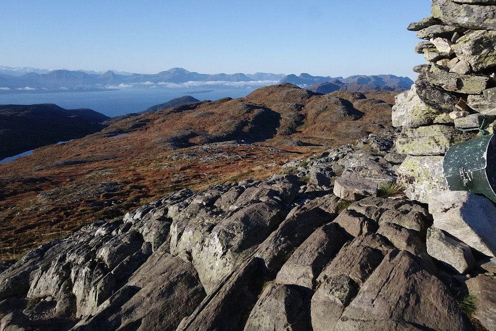 Fra "Frænavarden" mot sørvest.