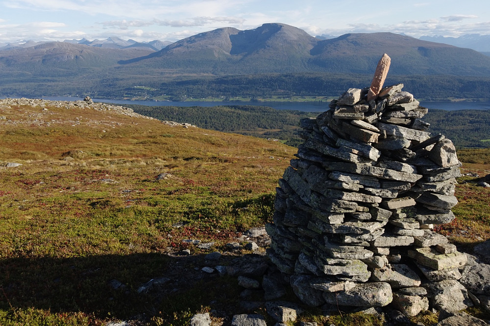 Super utsikt uansett hvor du snur deg. Skåla rett fram.