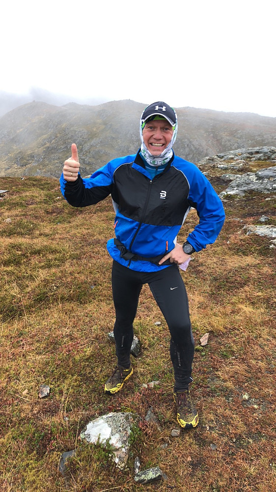 Såta i middels vær. Prøver et smil likevel.