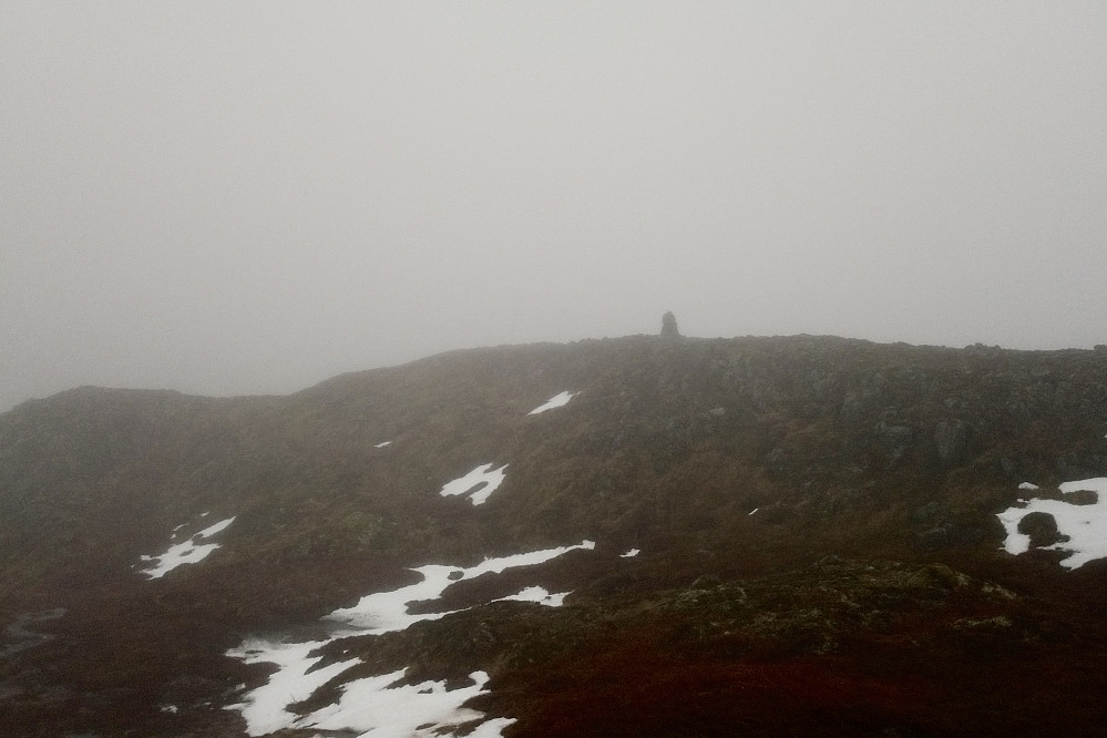 Ufyselige forhold over skoggrensa, her ved Audunshø.