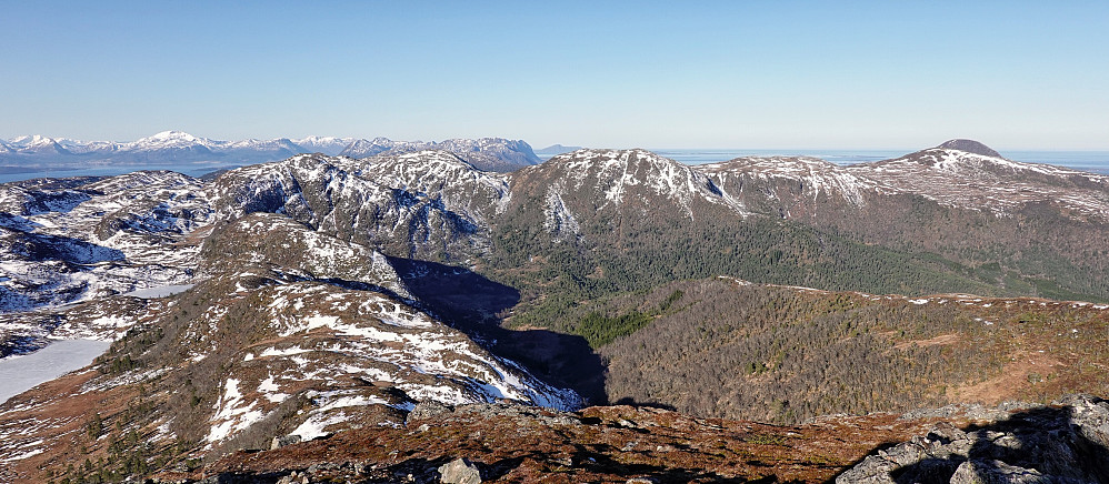 Fra Såta retning vestover. 