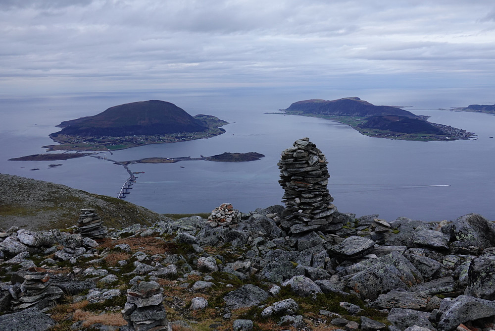 Fra Gamlemsveten med Lepsøya og Haramsøya.
