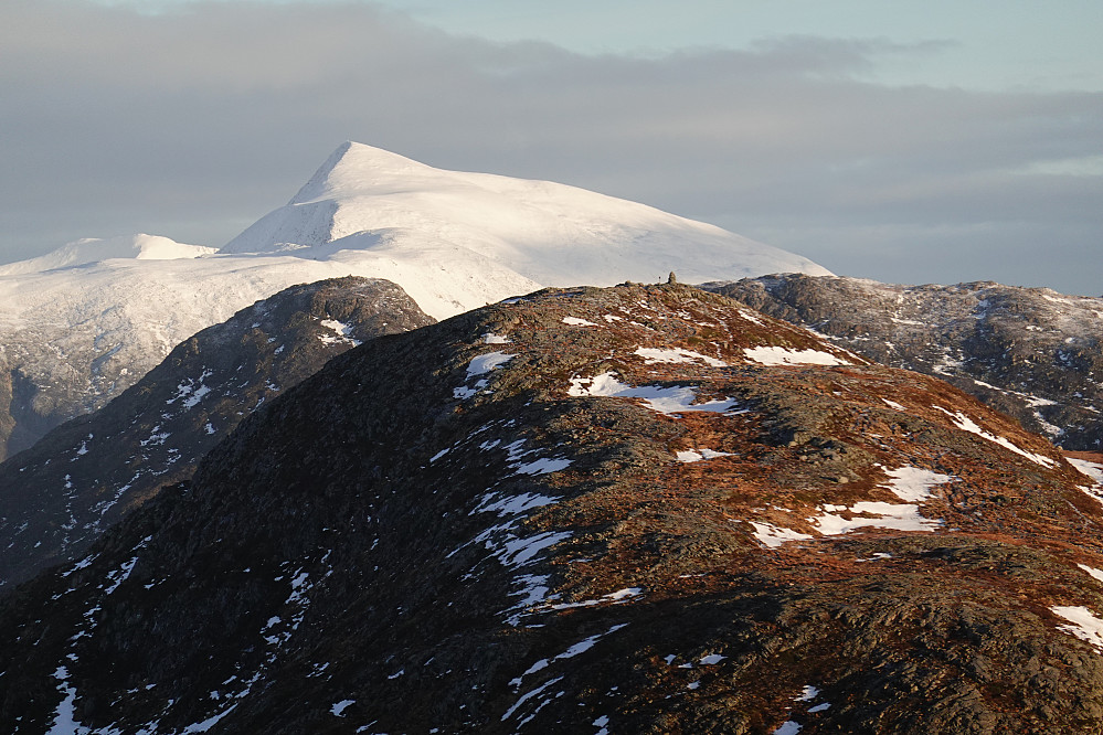 Fra Audunsheia med bl.a. Såta, Urfjellet, Middagsfjellet og Skolmelia.