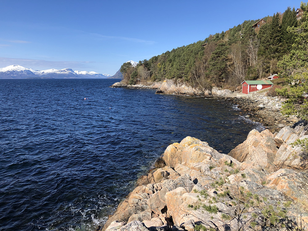 Ingen Peaks, men fjøreløping Haukabøen-Kringstadbukta