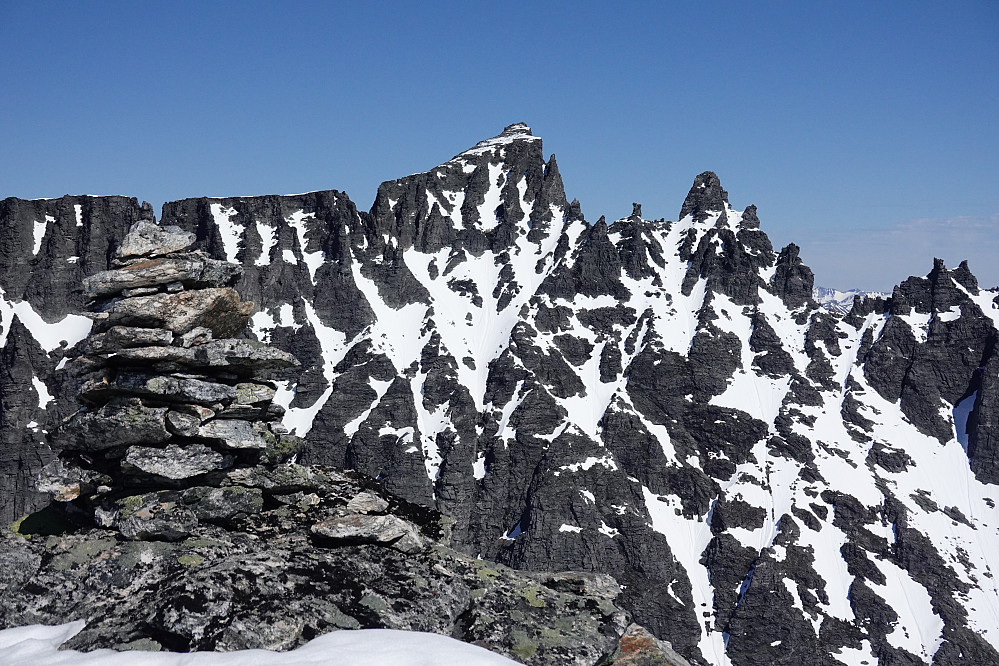 Utsikt fra Storgrovfjellet.