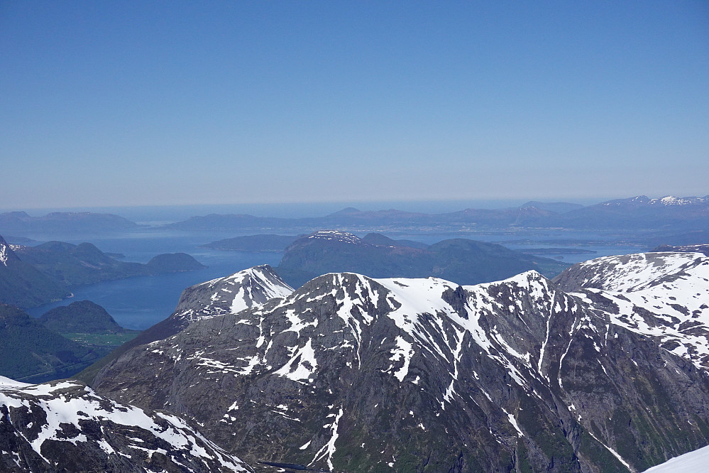Fra Storgrovfjellet retning Molde.