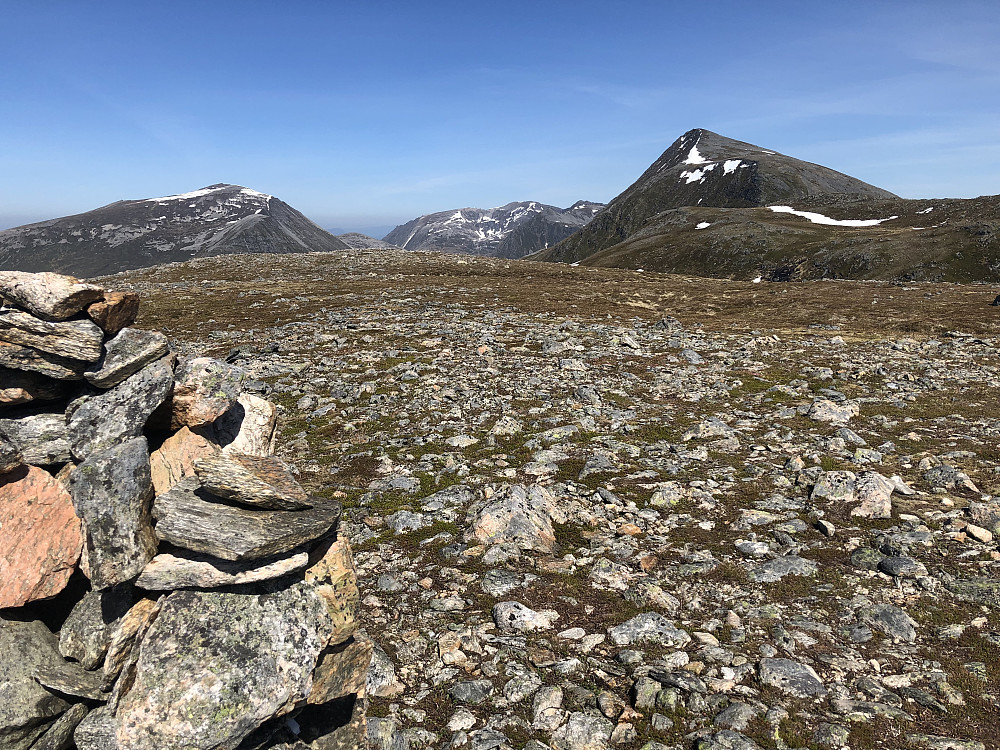 Fra Galten mot bl.a. Kvannfjellet, Bjørnen og Urfjellet.