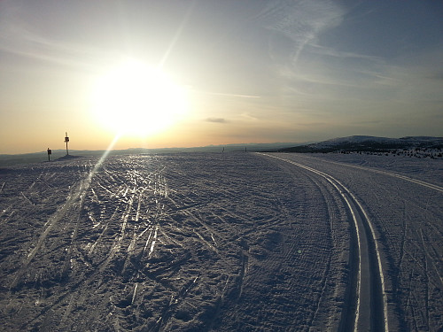 Og da så det slik ut på Lunkefjell