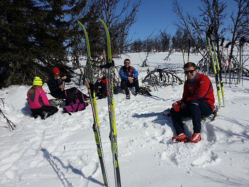 Rast under Veslefjellet