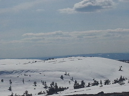 på Mostfjellet, mot Sollifjell