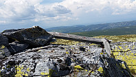 Gammelt trigpunkt på Storfjellet