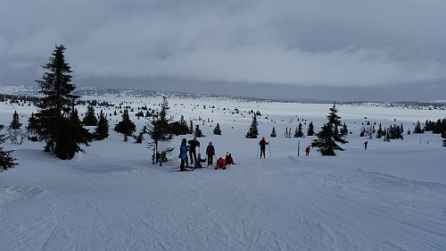 Fra krysset mot Kroksjøen