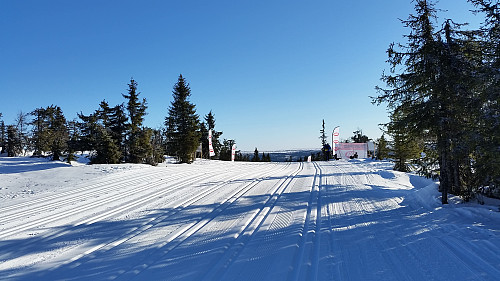 På Midtfjellet - alt ser ut til å være klart for løperne!