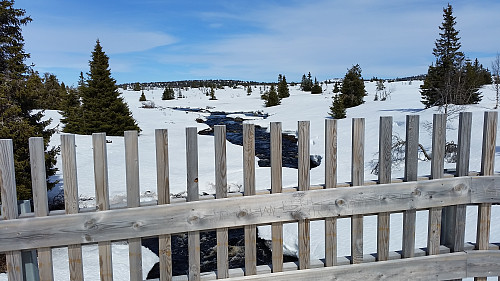 Ved brua i Birkebeinerløypa
