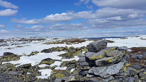På Slagsfjellet, utsikt mot Gråkampen og Store Sølnkletten